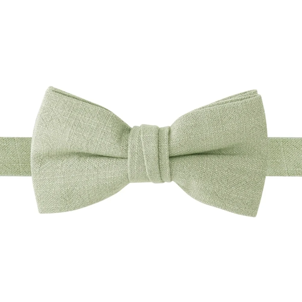 Spring Notion Boys' Linen Blend Bow Tie, Small